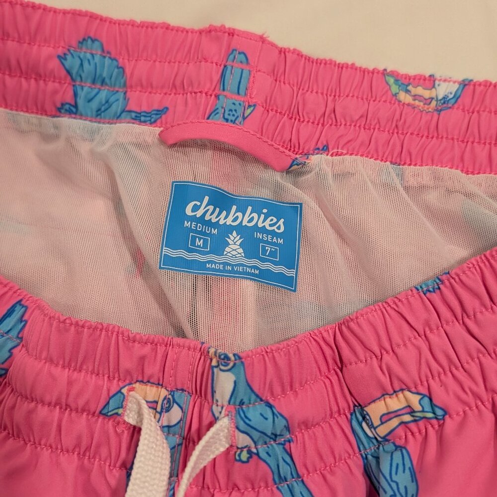 Chubbies Swim Trunks Shorts Men Medium 7" Swimwear - Picture 3 of 4